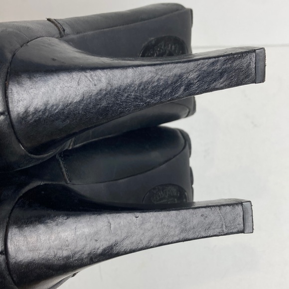 Kork-Ease Black Chunky Heel Mary Jane Shoes Size 6.5 night out elevated basic - Picture 6 of 14